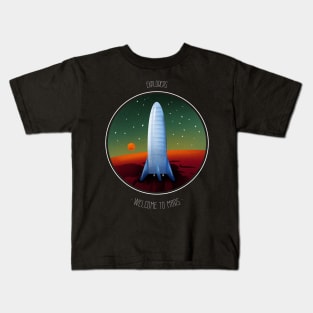 Explorers Welcome To The Mars Kids T-Shirt